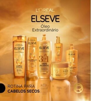 L'Oréal Paris Elseve Óleo Finalizador Óleo Extraordinário, Anti Frizz, Protetor Térmico, 100ml