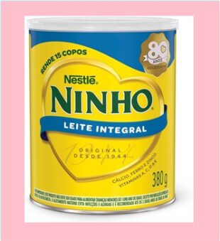 Leite em Pó Integral Ninho Forti 380g Nutrição Completa