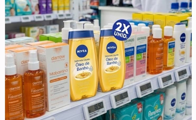 NIVEA KIT Sabonete Líquido Óleo de Banho 200ml - 2 Unidades