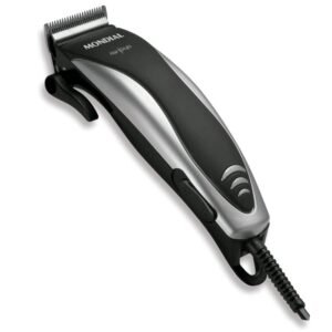 Cortador de Cabelos Mondial Hair Stylo, PretoPrata, 110V - CR-02