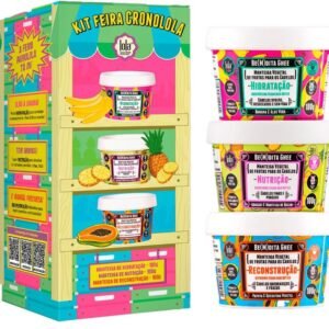 Cronograma Capilar Completo Guia Definitivo do Kit Lola Cosmetics Bemdita Ghee (3 Itens)