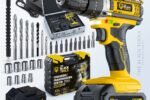 Parafusadeira E Furadeira Impacto The Black Tools Tb-21pw 3/8 Cor Amarelo Frequência 50/60 Hz