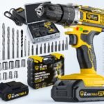 Parafusadeira E Furadeira Impacto The Black Tools Tb-21pw 3/8 Cor Amarelo Frequência 50/60 Hz