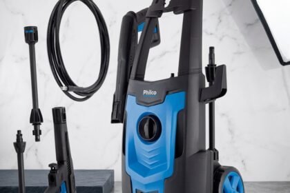 Lavadora de Alta Pressão Philco PLA3100 Azul, 1.8 kW e 2100 PSI