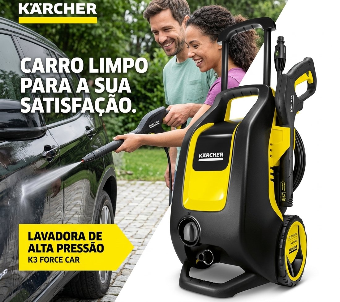 Kärcher K3 Force Car 1815 Psi 1500w Lavadora De Alta Pressão
