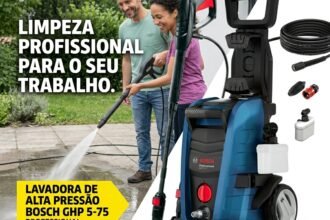 Lavadora de alta pressão 1700w 2000psi Bosch GHP 200 color azul