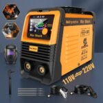 Máquina De Solda Inversora Portatil War Shark Bivolt 110v/220v Mma Tig Amarelo