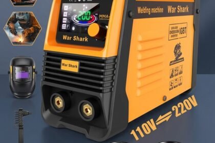 Máquina De Solda Inversora Portatil War Shark Bivolt 110v/220v Mma Tig Amarelo