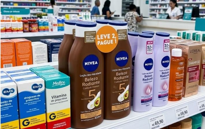 Kit Loção Deo Hidratante Nivea Beleza Radiante Cuidado Intenso Pele Macia e Profundamente Nutrida