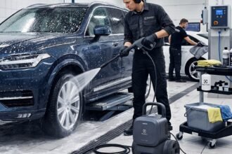 Lavadora de Alta Pressão Electrolux 1850PSI 1500W Potência com Canhão de Espuma PowerWash EWS1850P Preta