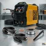 Máquina De Solda Multiprocesso 150a Mig Mma Tig-lift Bivolt 3 Em 1 Pró Euro Laranja Bivolt