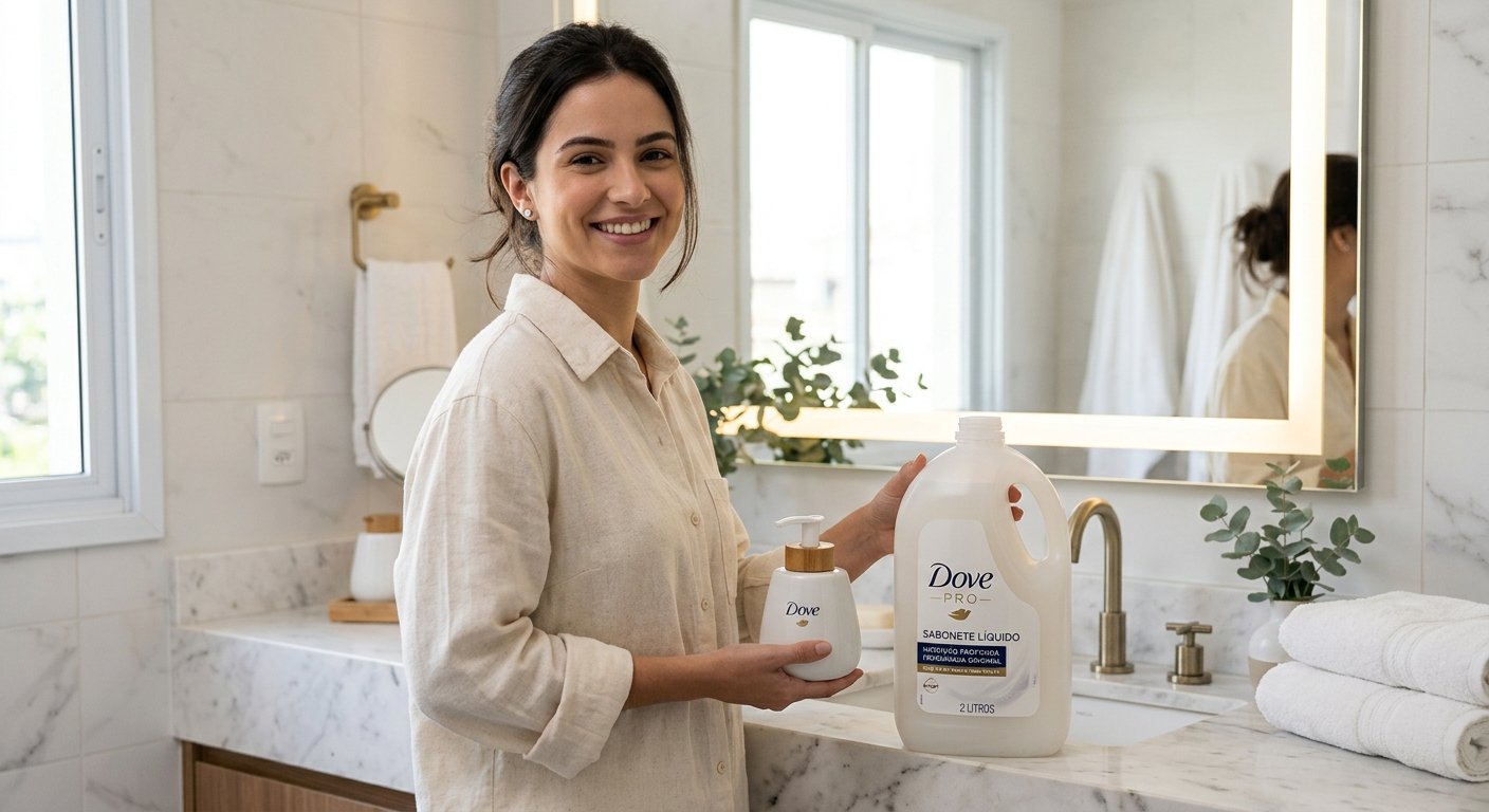 Sabonete Líquido Dove Pro Nutrição Profunda Fragrância Original 2 Litros