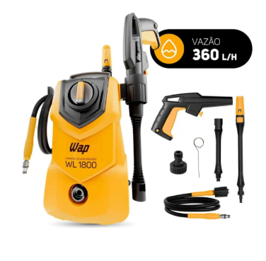 Lavadora de Alta Pressão Compacta WAP WL 1800 1400W 1500PSI 360L/h 127V