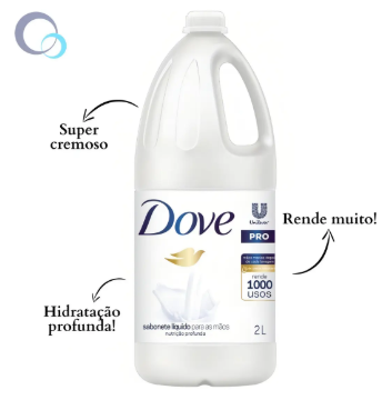 Sabonete líquido Dove Pro Nutrição Profunda fragrância original em líquido 2 L