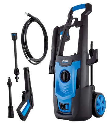 Lavadora de Alta Pressão Philco PLA3100 Azul, 1.8 kW e 2100 PSI