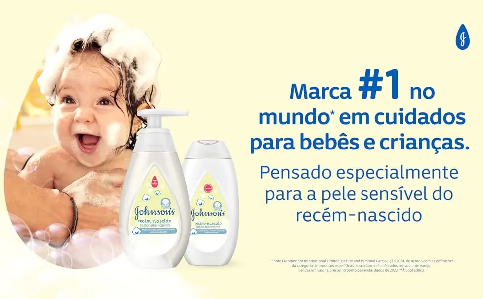 Sabonete Líquido Para Recém-nascido 200ml Johnson's Baby