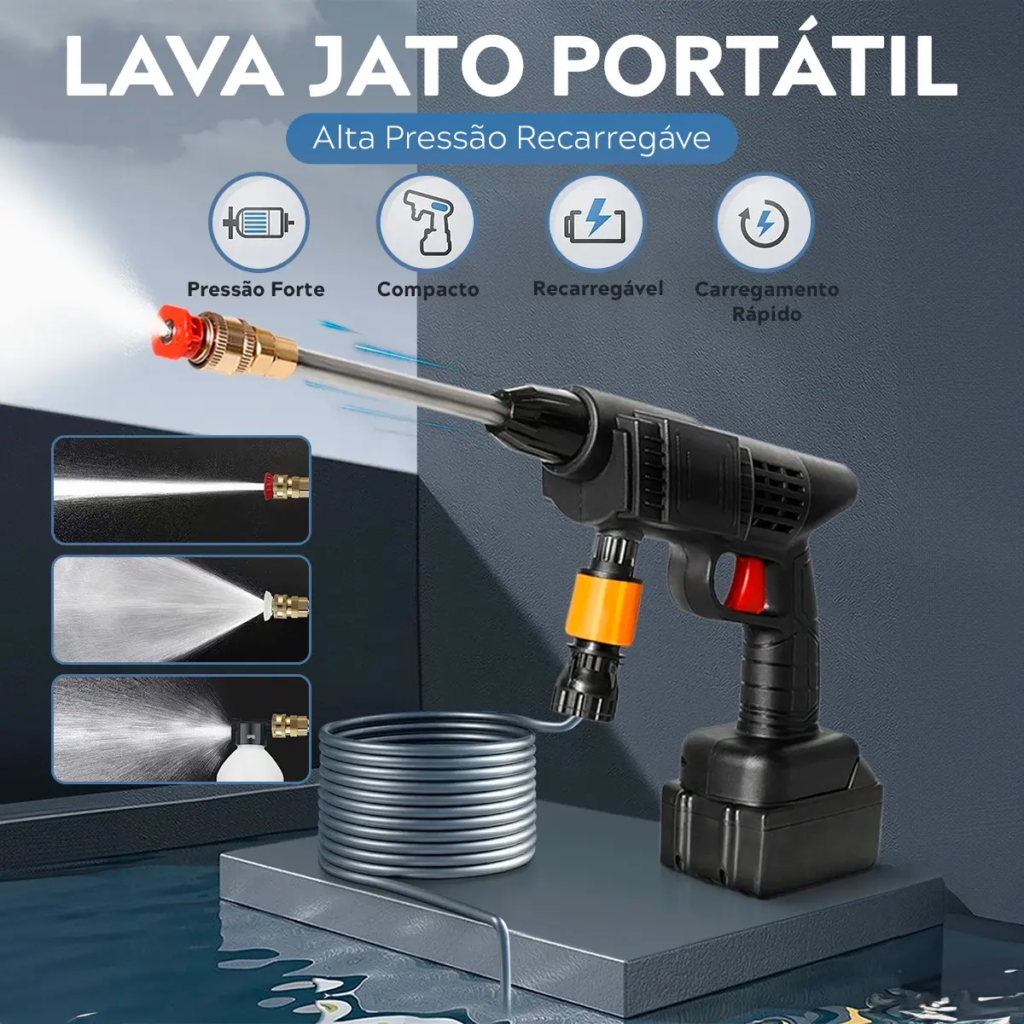 Análise Completa: Lavadora Lava Jato Portátil Pressão 2 Baterias MYMOTORS