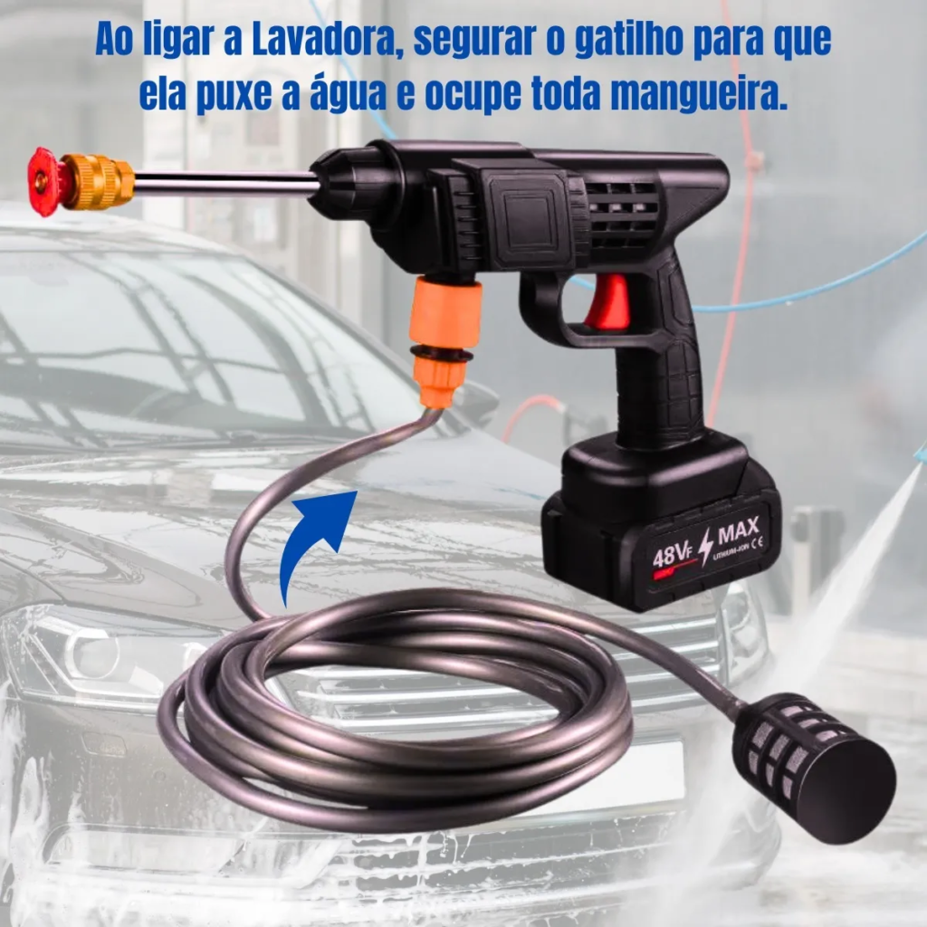 Análise Completa: Lavadora Lava Jato Portátil Pressão 2 Baterias MYMOTORS