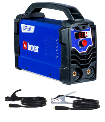 Máquina De Solda Inverter Boxer Flama 161 Bv Azul E Preta 11 Azul/preto