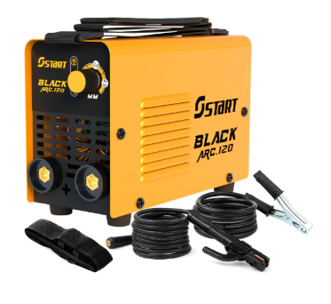 Máquina De Solda Inversora Elétrica Portátil Start Black Arc 120a Mma Eletrodo Tig 220 V