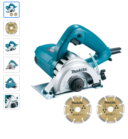 Serra Mármore 4.3/8 1300W com 2 Discos 4100NH3ZX2 Makita