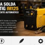 Inversor Para Solda Eletrodo e TIG Im125 C/ Máscara Escurecimento automático Vonder