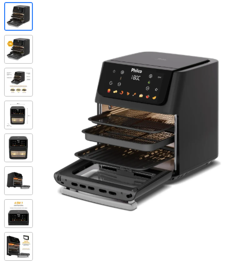 Fritadeira Air Fryer Philco 16 Litros PAF16C